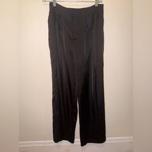 Lulu's Men's Black Wide-Leg Dress Pants